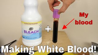 What Happens If You Bleach Blood? The White Blood Experiment