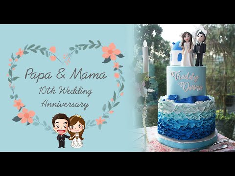 10th Wedding Anniversary Dinner Papa & Mama