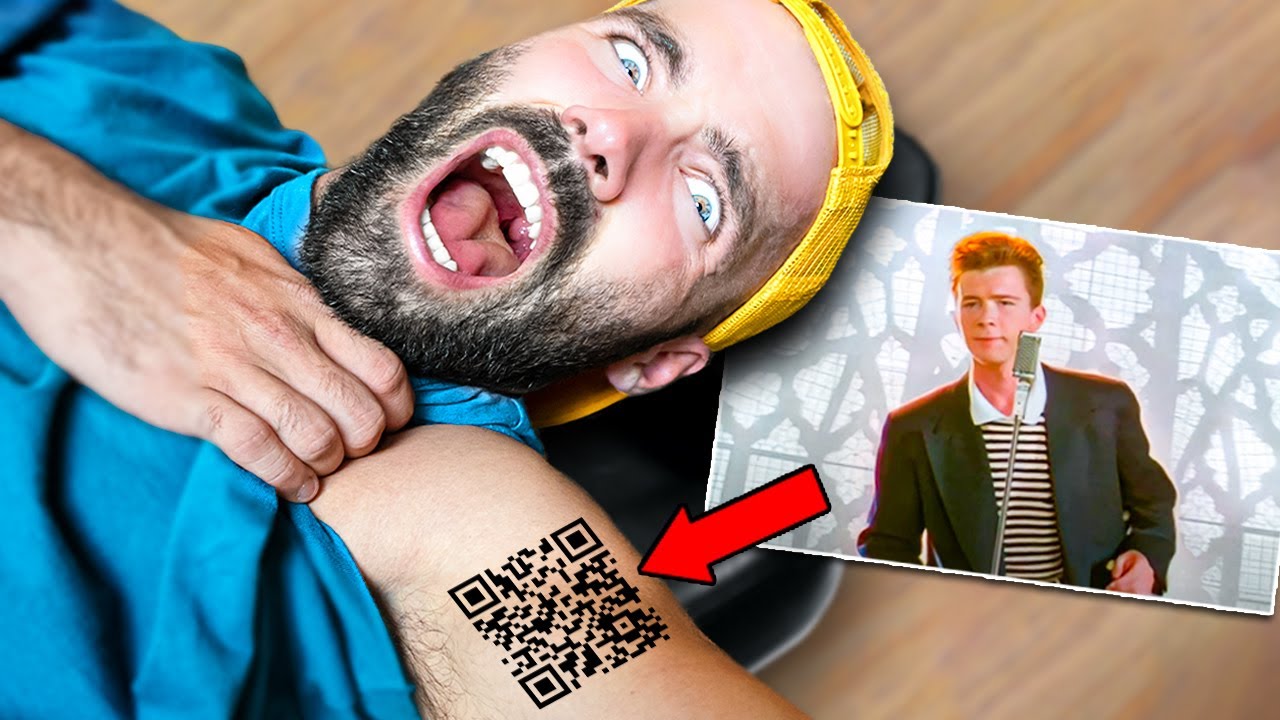 WARNING ⚠️ My Tattoo Will Rick Roll You!