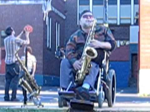 Bert Wilson at Sunnyside Park, Portland,Oregon, July 2006.