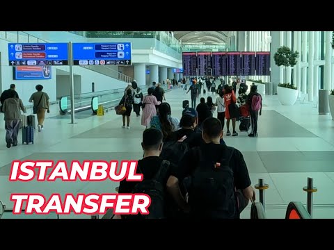 New Istanbul Airport Transit | Connecting Flight Transfer | Huge Lounge Tour 🇹🇷