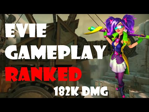 Paladins Evie Ranked Gameplay - When enemy Zhin is free