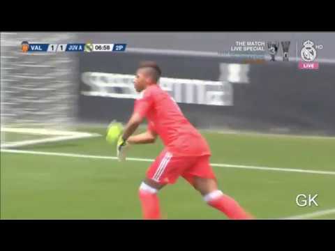 Moha Ramos vs Valencia (Away) - Copa del Rey Juvenil (U19) - All  Saves and Touches