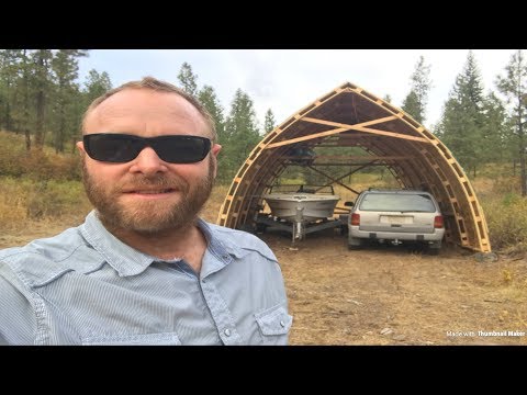 Part of a video titled How to build a shed for $500 that's BIG - YouTube