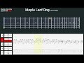 Maple Leaf Rag - (Scott Joplin) - Richard Smith - Guitar Midi Tabs & Score