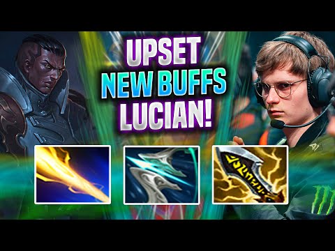 UPSET IS INSANE WITH LUCIAN NEW BUFFS! - FNC Upset Plays Lucian ADC vs Zeri! | Season 2022