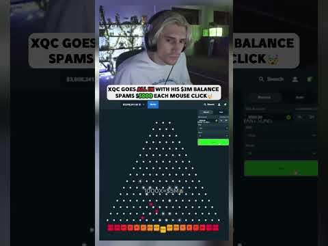 XQC Losing $3M On Plinko..#stake #casino #xqc #gambling #plinko #shorts #short