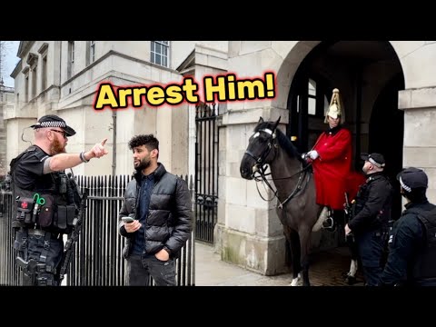 This Man MESSED with the WRONG King’s Guard & POLICE Officer