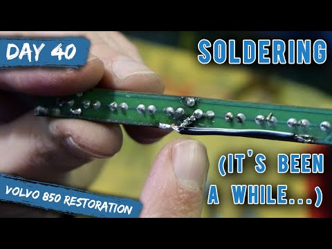 Volvo 850 Restoration - Oil Leak, Rear Lights, Tailgate Cover & Third Brake Light