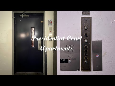 Vintage Gated OTIS Traction Elevator - Presidential Court Apartments - Portland, OR