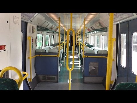 Onboard an IE 29000 Class Commuter Train - Tara Street, Dublin