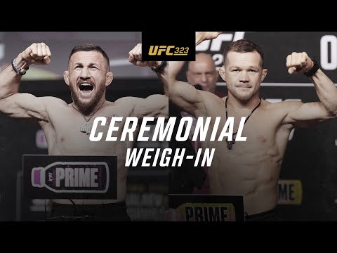 UFC 323: Ceremonial Weigh-In