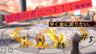 【サマナーズウォー 】ガニハトを駆使して銀3を抜け出せ！へなちょこのWA実況#5(ワールドアリーナ)