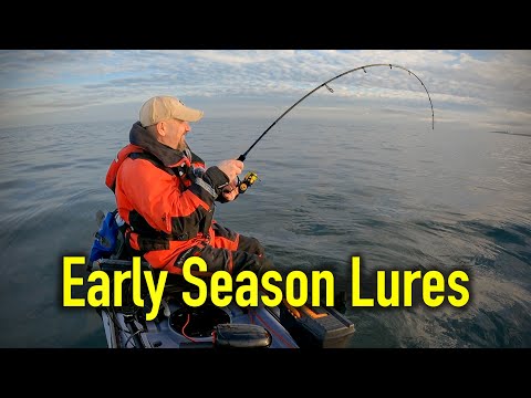 Lure Fishing for Cod - Great First Session of 2023! - Kayak Sea Fishing UK - Northumberland