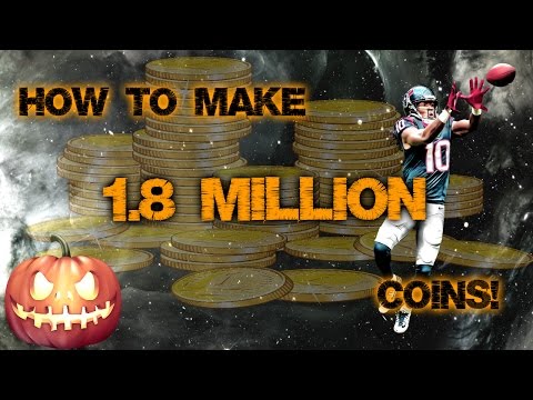 HOW TO MAKE AN EASY 1.8 MILLION COINS IN MADDENMOBILE...