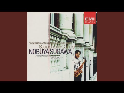 Ibert: Concertino da Camera pour saxophone alto et Onze instruments: 1. Allegro con moto