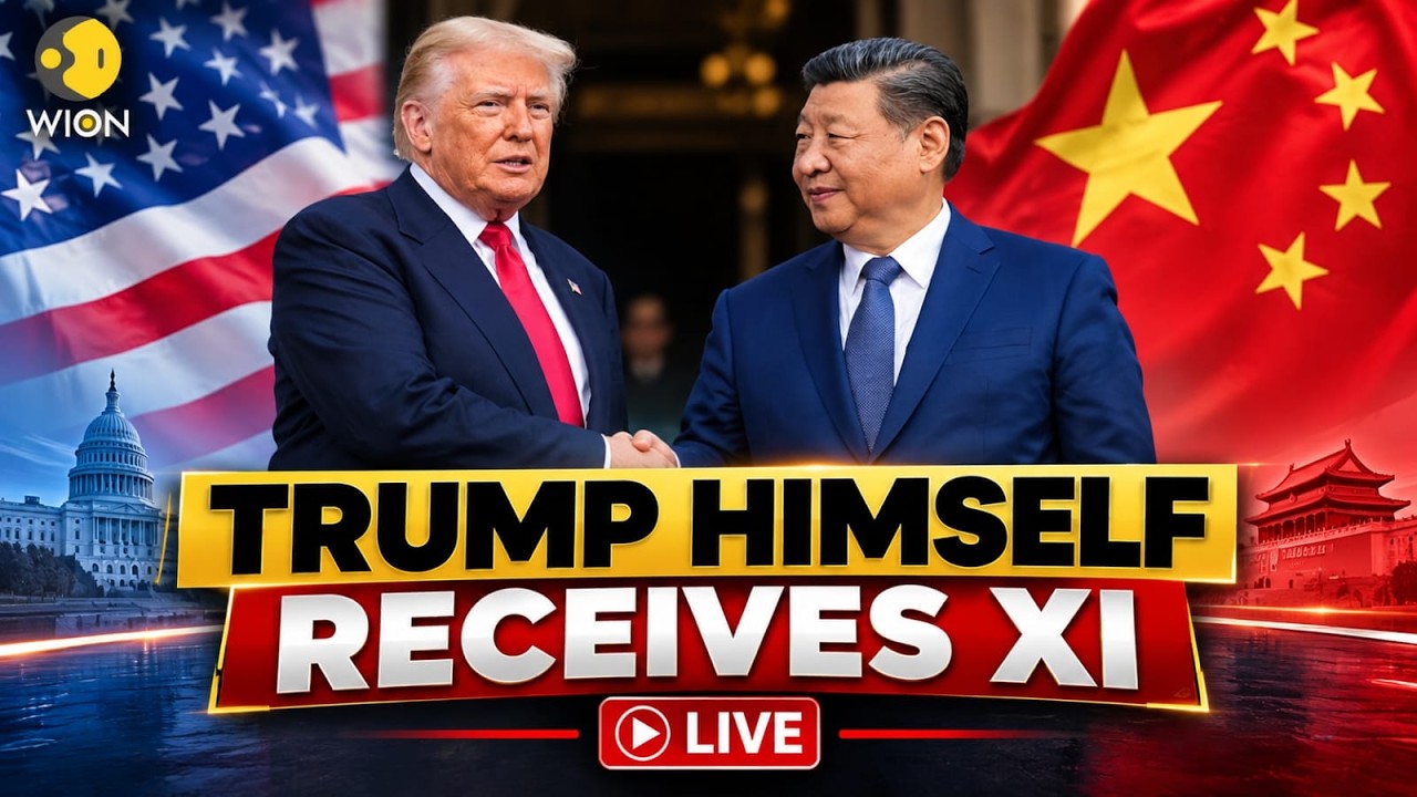 Trump-Xi LIVE: Trump Personally Receives Xi Jinping on Arrival in US | WION Live
