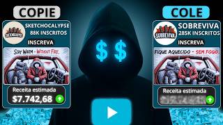 🔥Clonei um Canal Dark que Monetiza Rápido no YouTube (Usando IA)