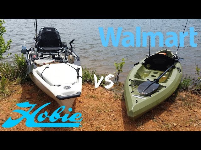 Hobie vs Walmart KAYAK Fishing Challenge (Which is Better?)