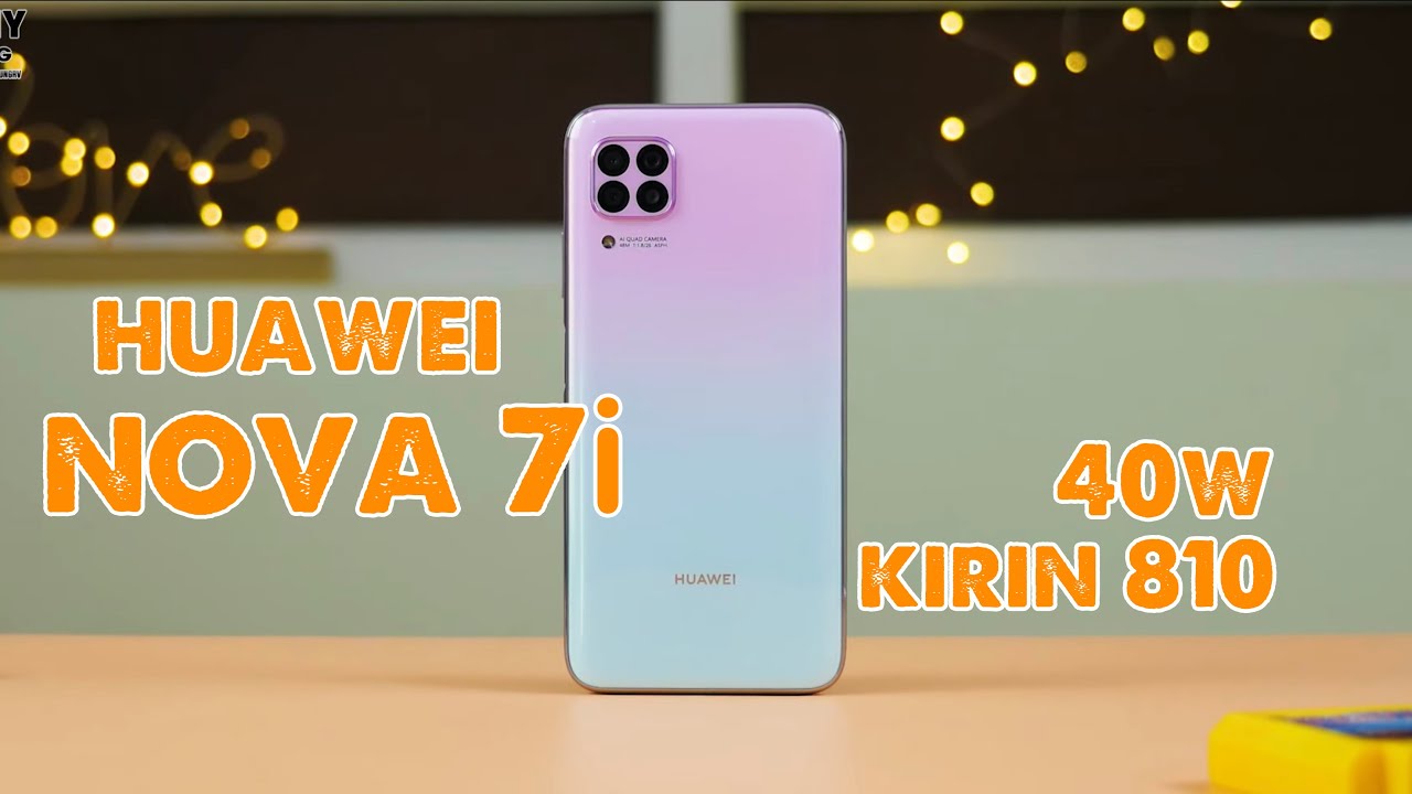 Huawei Nova 7i - Sạc nhanh 40W, Kirin 810 quá bá trong mức giá!