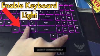 How To Turn On Keyboard Light On Asus Laptop ( Easy)
