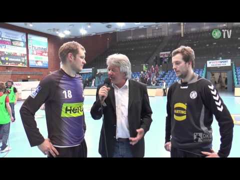 Interviews nach dem Spiel GWD Minden - HSV Handball