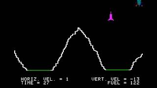 Apple II Game: Rocket Pilot (1977 Powersoft, Inc.)