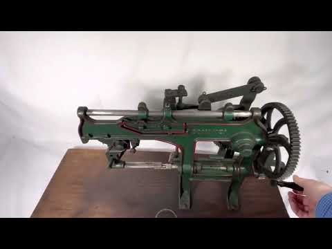 Antique pat 1886 Goodell Bonanza Industrial Cast Iron Apple Peeler Corer Machine