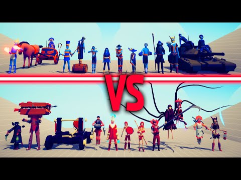 FULL LEGACY TEAM vs MEGA SPOOKY TEAM - TABS | Totally Accurate Battle Simulator