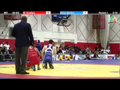 2012 Pan Am: 66 KG 3rd Place: M. Guallpa (ECU) vs. Ryley Walker (CAN)