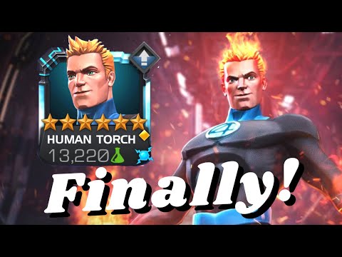 6 Star Human Torch Rank Up | Marvel Contest of Champions