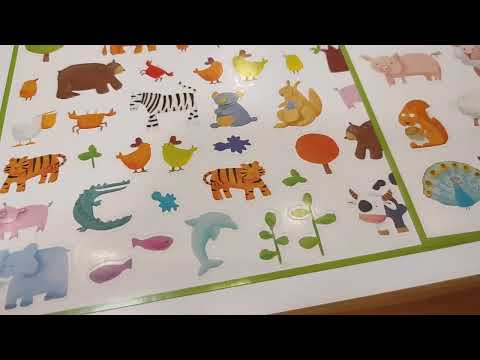 Állatos matrica gyűjtemény 160 db-os - Animals - Djeco - DJ08841 - Gekkotoys.hu