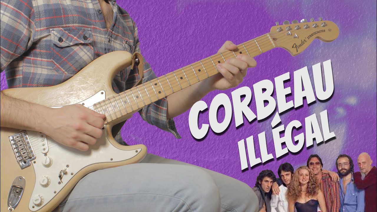 Corbeau - Illégal - Solo de guitare avec partition