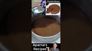 Easy Dairy milk Chocolate Mousse cake