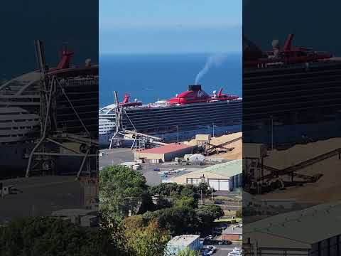 Thumbnail for Stunning Resilient Lady (Virgin Voyages) cruise ship at beautiful BURNIE Tas Port #7 berth 8/2/2024.