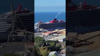 Stunning Resilient Lady (Virgin Voyages) cruise ship at beautiful BURNIE Tas Port #7 berth 8/2/2024.