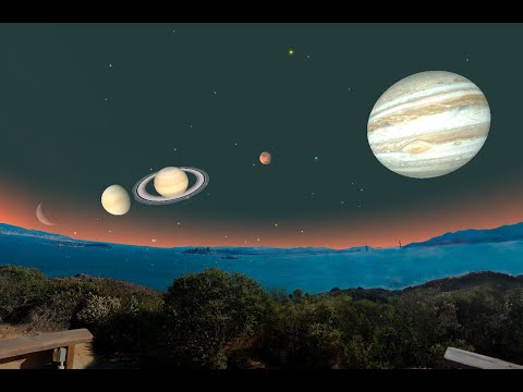 Юпитер, Сатурн и Марс  Парад планет 13.07.2020 Jupiter, Saturn and Mars planet Parade 13.07.2020