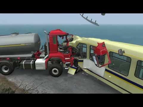 Bus & truck crashes #6 | BeamNG.Drive