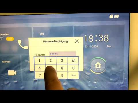 Goliath IP Door Intercom Hybrid Setup Outdoor Station and Indoor Station, Network Settings.