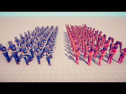 50 MELEE UNITS vs 50 MELEE UNITS | Totally Accurate Battle Simulator TABS