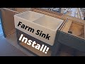 How to Install a Farmhouse Sink in a Kitchen Cabinet