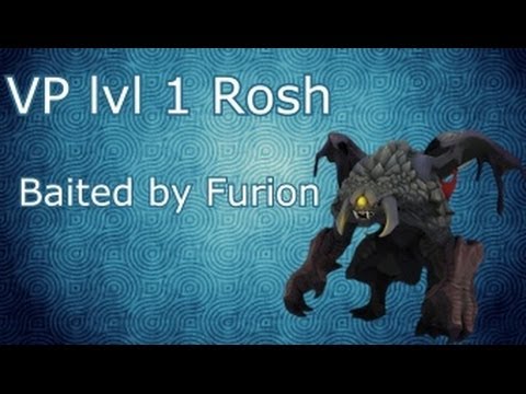 Virtus Pro lvl 1 Roshan - Baited by Furion | TI4 EU qualifiers