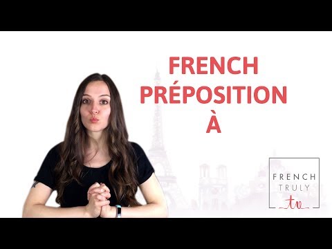 French Préposition À