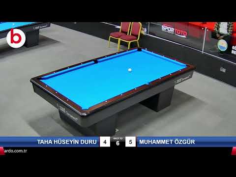 TAHA HÜSEYİN DURU & MUHAMMET  ÖZGÜR Bilardo Maçı - 