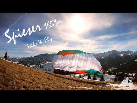 Hike and Fly zum Spieser - Frühjahrthermik am Hotspot über Hindelang