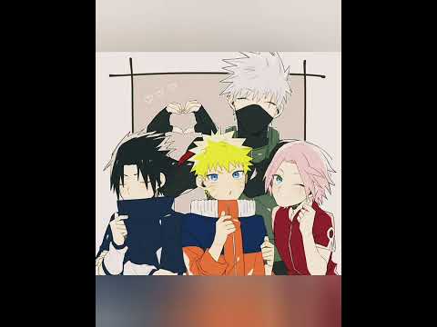 l'équipe 7 Naruto 🍜 Sakura 🌸 Sasuke 💜