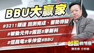 BBU大䇔家#3211順達 回測完成、蓄勢待發#被動元件#國巨#華新科#信昌電#禾伸堂#BBU｜小武哥投資事務所｜陳武傑
