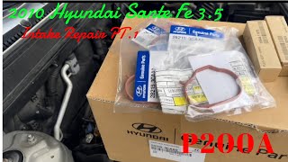 P200A 2010 Hyundai Sante Fe GLS 3.5 intake repair