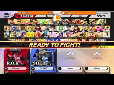 [HoP6] BoScotty (ROB) vs. Tyroy (Sheik) SSB4 Singles Winners Semis