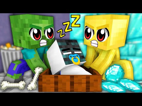 Monster School: Good Family Zombie and Bad Brother Herobrine - Sad Story - Minecraft Animation